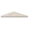 9-in x 9-in Solid Surface Corner Shelf , in Biscotti Marble