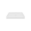 Samuel Mueller SMFSL3636C-01 36-In X 36-In Cast Solid Surface Low Profile Shower Base With Concealed Center Drain, White