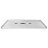 Transolid FZS6642C-40 Trimslate 66-in x 42-in Zero Threshold Shower Base With Center Drain, Dark Grey