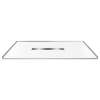 Transolid FZS6648C-31 Trimslate 66-in x 48-in Zero Threshold Shower Base With Center Drain, White