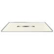 Transolid FZS6648C-32 Trimslate 66-in x 48-in Zero Threshold Shower Base With Center Drain, Cameo