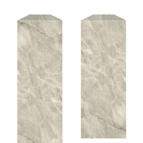 Expressions Inside Corner Trim Pair - 96 inch x 2, Dover Stone