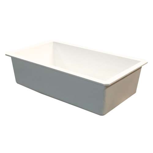 Transolid Radius Granite 31-in Undermount Kitchen Sink