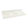 Transolid Cultured Marble 61-in x 22-in Vanity Top