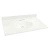 Transolid 3-Pack Cultured Marble 49-in x 22-in Vanity Tops
