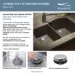 Transolid Logan Fireclay 33-in Farmhouse Kitchen Sink Kit with Faucet, Grids, Strainers and Drain Installation Kit