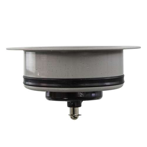 Transolid 3.5-in Plastic Disposal Strainer in Concrete Grey