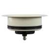 Transolid 3.5-in Plastic Disposal Strainer in Biscuit