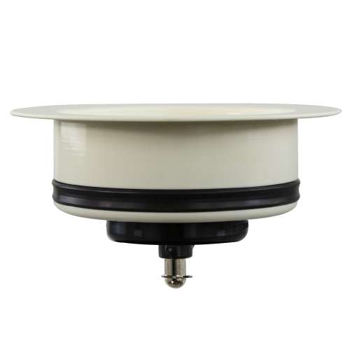 Transolid 3.5-in Plastic Disposal Strainer in Biscuit