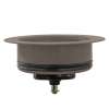 Transolid 3.5-in Plastic Disposal Strainer in Truffle