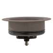 Transolid 3.5-in Plastic Disposal Strainer in Truffle