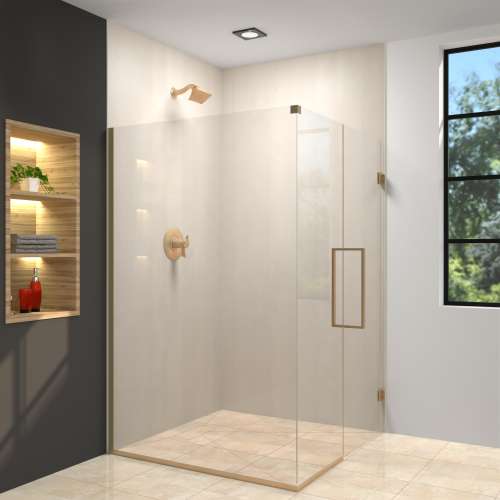 Transolid FW4735-31 Offset Center Drain Ready to Tile Wet Floor Shower Base in White