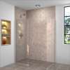 Transolid FW5132-31 Rear Offset Center Drain Ready to Tile Wet Floor Shower Base in White