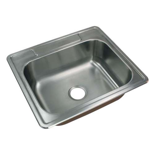Transolid Classic Stainless Steel 25-in Drop-in Kitchen Sink - Multiple Hole Configurations Available