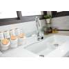 Transolid Aversa SilQ Granite 32-in. Undermount Kitchen Sink within White