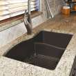 Transolid Aversa SilQ Granite 32-in. Undermount Kitchen Sink within Espresso