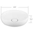 Transolid Abigail Vitreous China 16.5-in Round Vessel Sink