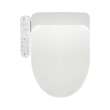 Transolid TR400 Round Bidet Toilet Seat with Warm Air Dry in White