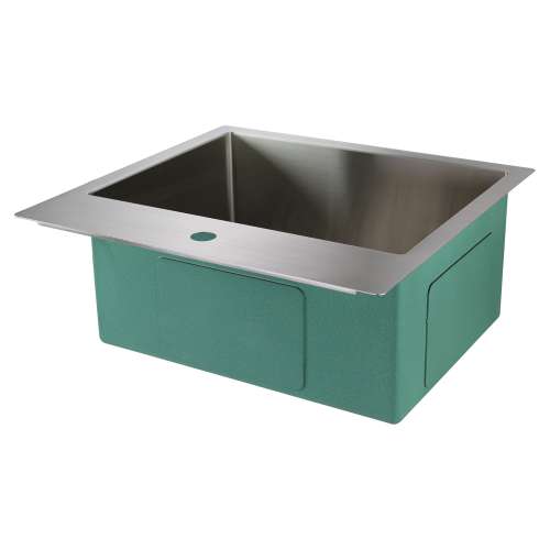 Transolid Diamond Stainless Steel 23-in Dual Mount Kitchen Sink - Multiple Hole Configurations Available