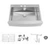 Transolid KKM-DTSSF362510-ML2 Diamond Sink Kit with Farmhouse Style Super Single Bowl, 2 Pre-Drilled Holes, Magnetic Accessory Kit and Drain Kit