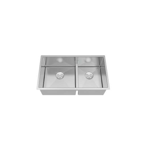 Transolid Diamond Stainless Steel 33-in Undermount Kitchen Sink