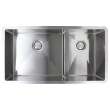 Transolid Diamond Stainless Steel 36-in Undermount Kitchen Sink