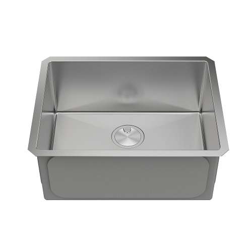 Transolid Diamond Stainless Steel 23-in Undermount Kitchen Sink