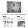 Transolid Diamond Titan 14 Gauge Stainless Steel 24-in Undermount Kitchen Sink with Taper