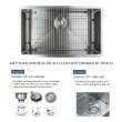 Transolid Diamond Stainless Steel 30-in Undermount Kitchen Sink