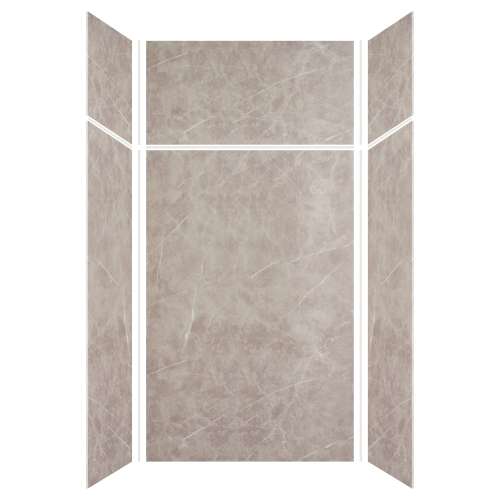 Transolid Expressions 36-in X 48-in X 96-in Glue to Wall Shower Wall Kit