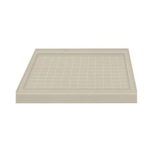Transolid Solid Surface 36-in x 36-in Shower Base with Center Drain