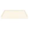 Transolid Solid Surface 60-in x 30-in Shower Base with Left Drain