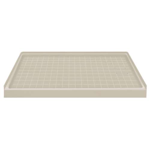 Transolid Solid Surface  60-in x 32-in Shower Base with Right Drain