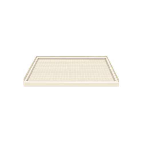 Transolid Solid Surface 60-in x 36-in Shower Base with Center Drain