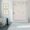 Transolid FLU6032L-39 Linear 60-in W x 32-in L Rectangular Shower Base with Left Hand Drain in Grey