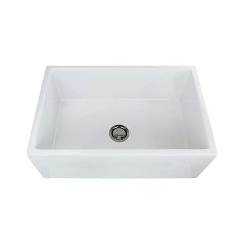 Transolid Aries Super Single Reversible Farmhouse Fireclay Sink