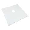 Transolid FW3939-31 Offset Center Drain Ready to Tile Wet Floor Shower Base in White