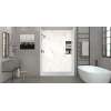 Transolid FZS6040C-39 60-in L x 39.4-in Shower Base with Zero Threshold and Center Drain in Grey