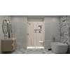 Transolid FZS6332C-31 63-in L x 31.5-in Shower Base with Zero Threshold and Center Drain in White