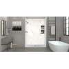 Transolid FZS6332C-39 63-in L x 31.5-in Shower Base with Zero Threshold and Center Drain in Grey