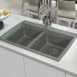 Transolid Genova 33-in Dual-mount Kitchen Sink
