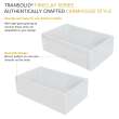Transolid Aries Super Single Reversible Farmhouse Fireclay Sink