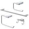 Transolid Maddox 4-Piece Bathroom Accessory Kit in Polished Chrome