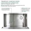Transolid KKM-DUSSF362010 Diamond Sink Kit with Farmhoue Style Super Single Bowl, Magnetic Accessories Kit, and Drain Kit