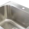 Transolid Meridian Stainless Steel Laundry/Utility Sink with 1-Hole MTSB252212-1-M