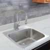 Transolid K-MTSB252212-1 Meridian Stainless Steel Laundry/Utility Sink Kit with 1-Hole in Brushed Finish