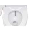 Transolid TE400 Elongated Bidet Toilet Seat with Warm Air Dry in White