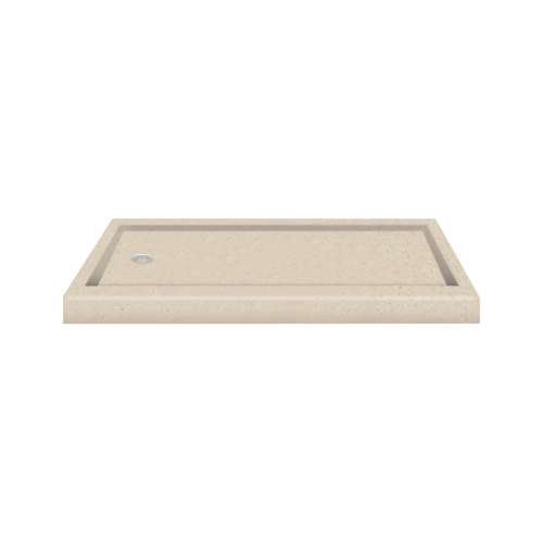 Transolid Decor Solid Surface  60-in x 32-in Shower Base with Left Drain