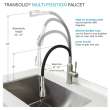 Transolid LSA3-252212-BS 25-in x 22-in Dual-Mount Laundry/Utility Sink Kit in Brushed Stainless
