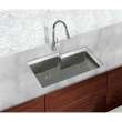 Transolid Studio Stainless Steel 35-in Undermount Kitchen Sink